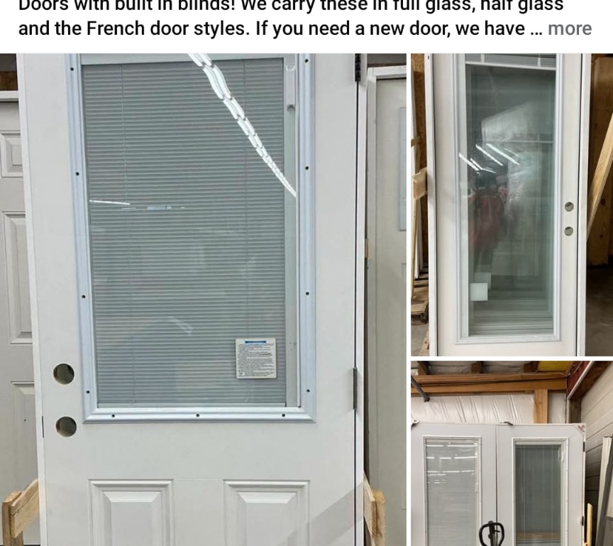 Doors With Built-In Blinds